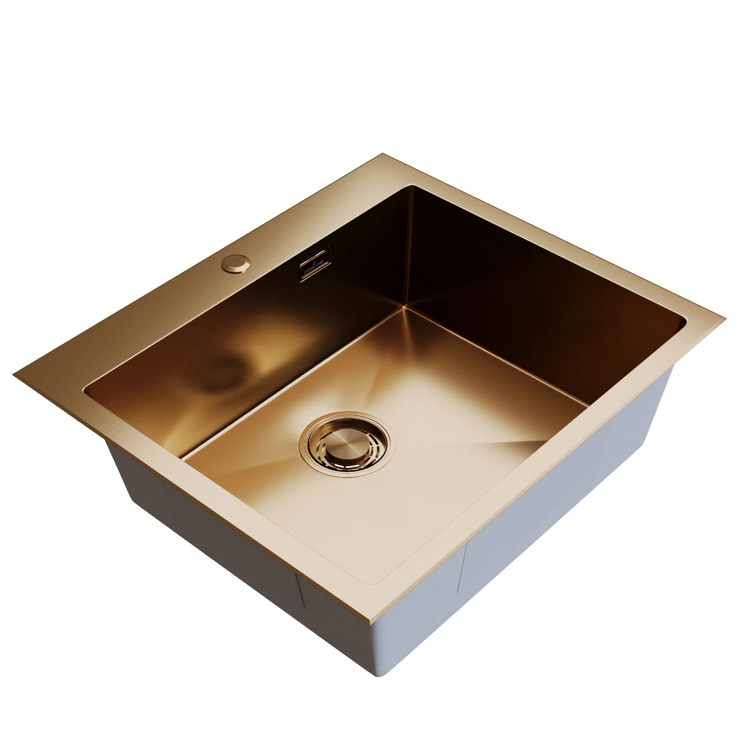 Изображение товара Мойка кухня из нержавеющей стали 60х50 бронза Mixline Pro с PVD покрытием