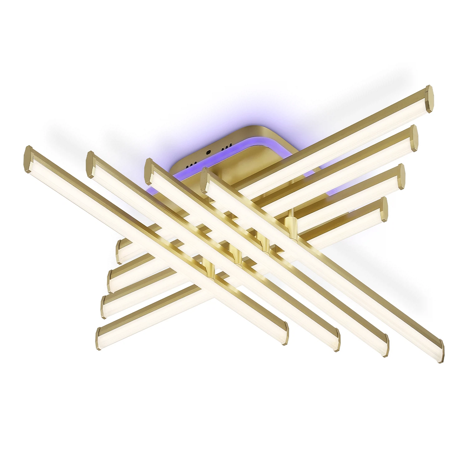 Изображение товара Светильник светодиодный потолочный FL6263 AMBRELLA LIGHT золото 115W 3000K-6400K+RGB (ПДУ ИК)