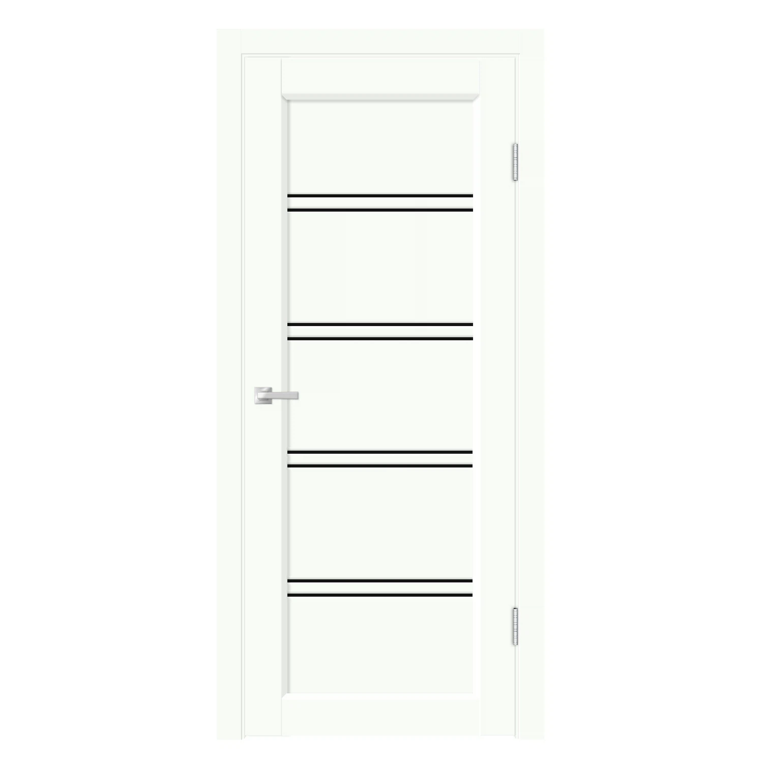 Изображение товара Дверь межкомнатная EMALUX STYLE 4 со стеклом Белый Опал 800х2000