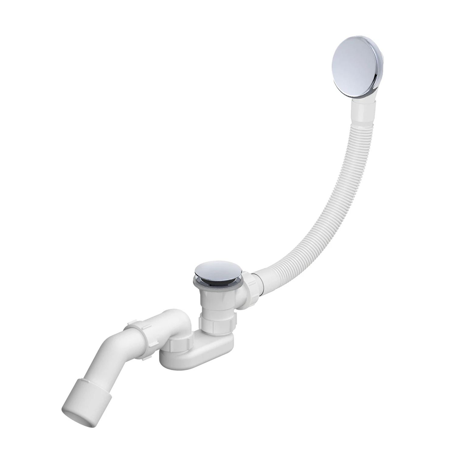 Изображение товара Слив-перелив для ванны Wellsee Useful Extras 231911000 хромированное