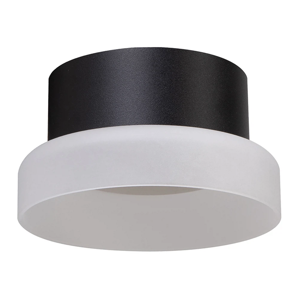 Изображение товара Потолочный светильник Feron HL460 Barrel OPAL 12W черный GX53 IP20