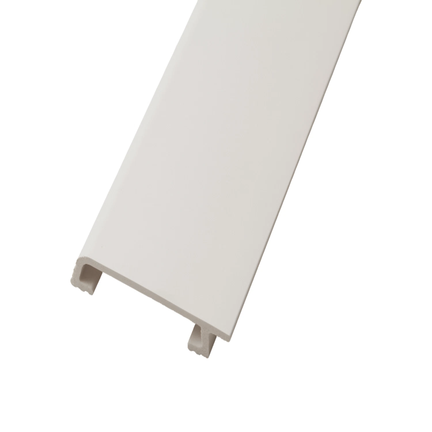 Изображение товара Плинтус для пола СОЛИД 1 UHD 45/90 белый с кабель-каналом 2000мм