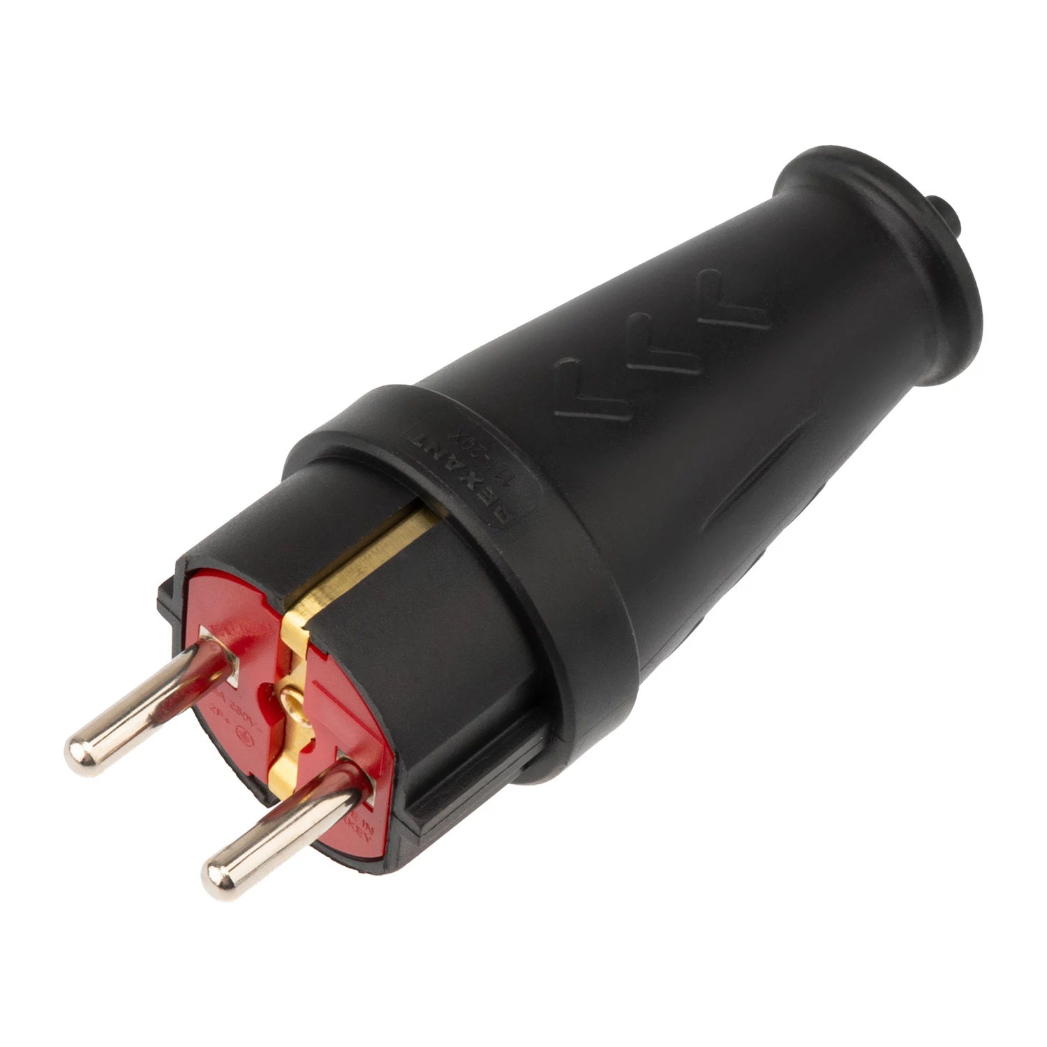 Изображение товара Вилка влагозащищенная прямая COMPACT REXANT 16А IP44