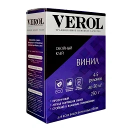 Клей обойный виниловый VEROL , 250г