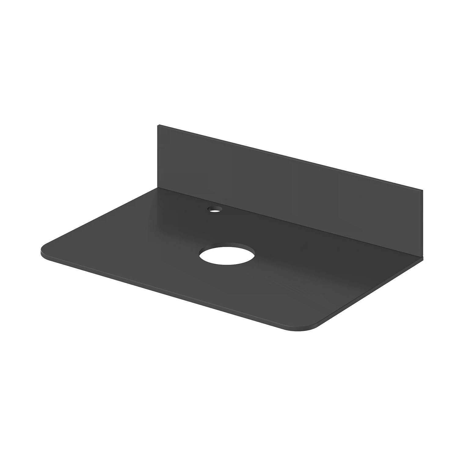 Изображение товара Столешница из керамогранита Itana Roni 70 700x455x10 Графит для ванной