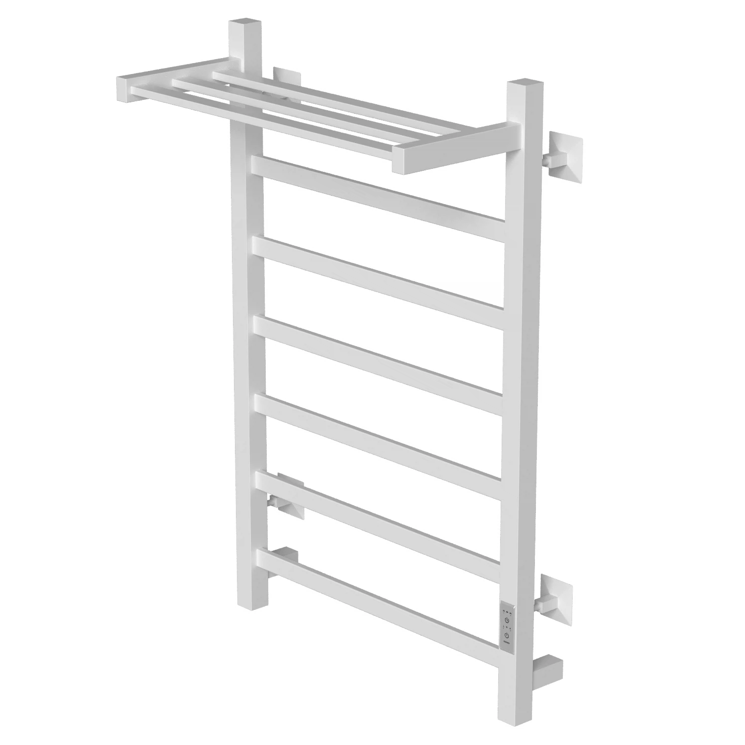 Изображение товара Электрический полотенцесушитель MIXLINE TRIUMPH 80х50 с таймером и полкой белый