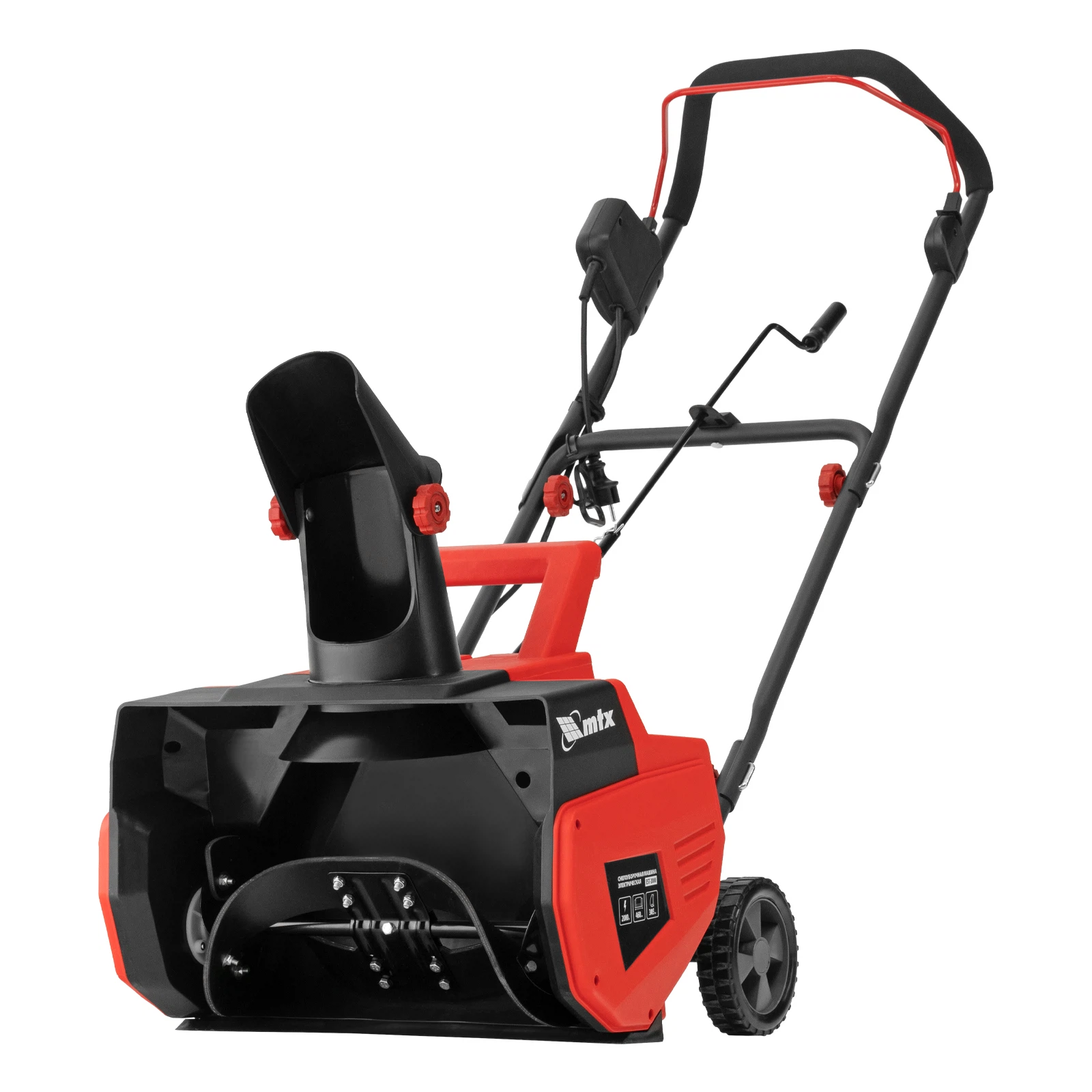 Изображение товара Электрическая снегоуборочная машина MTX EST-2000 2 кВт для уборки снега