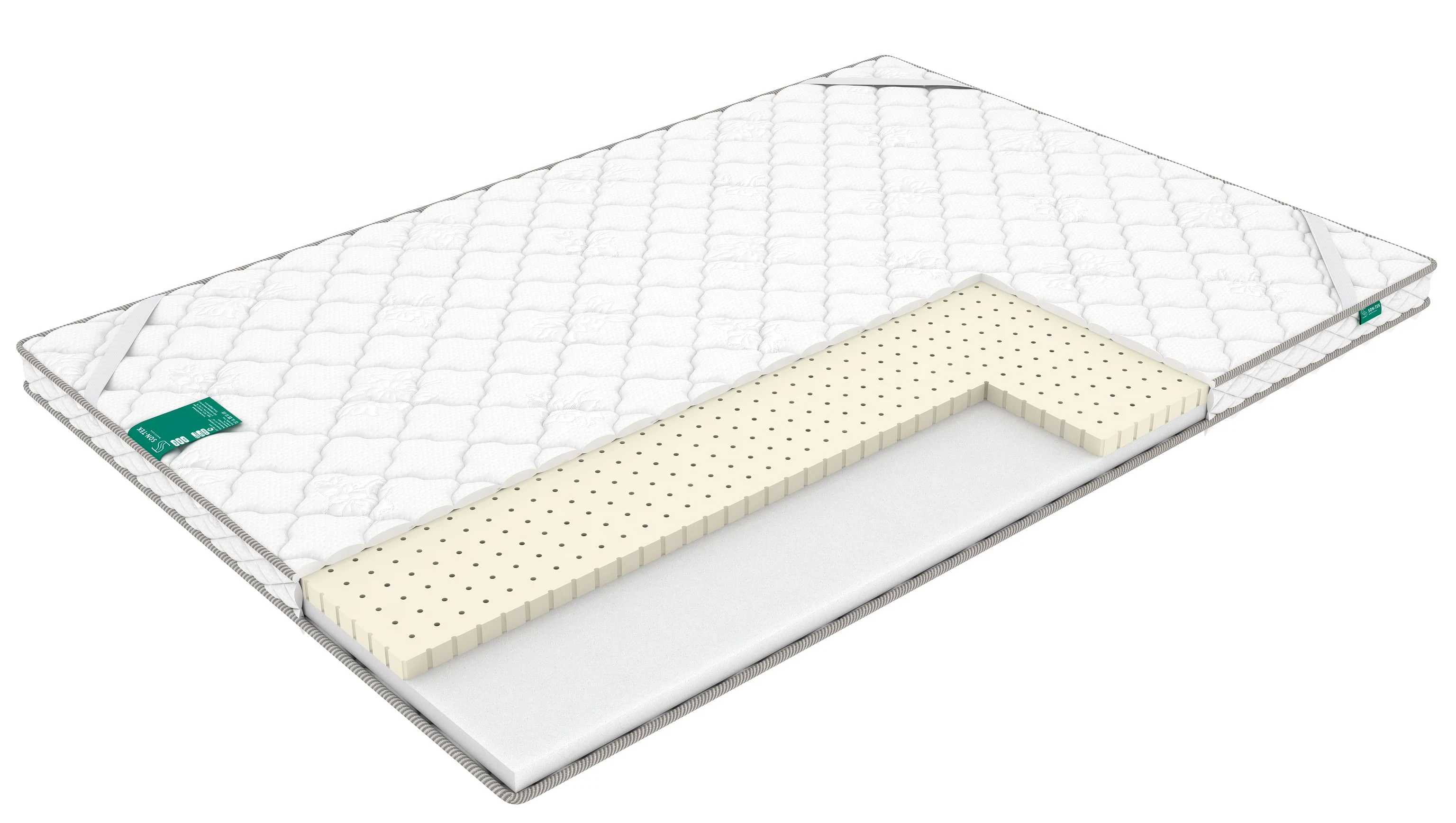 Изображение товара Двусторонний наматрасник Sleeptek LatexFoam 140х200 см с натуральным латексом