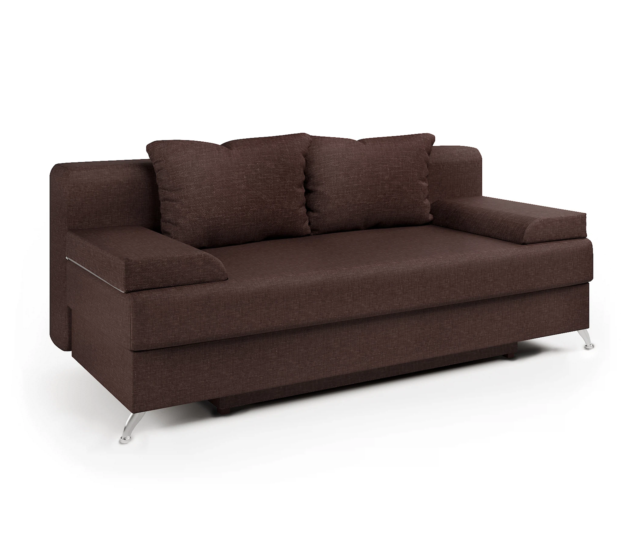 Изображение товара Диван-кровать Гамма Лайт шоколад с механизмом еврокнижка, спальня и гостиная