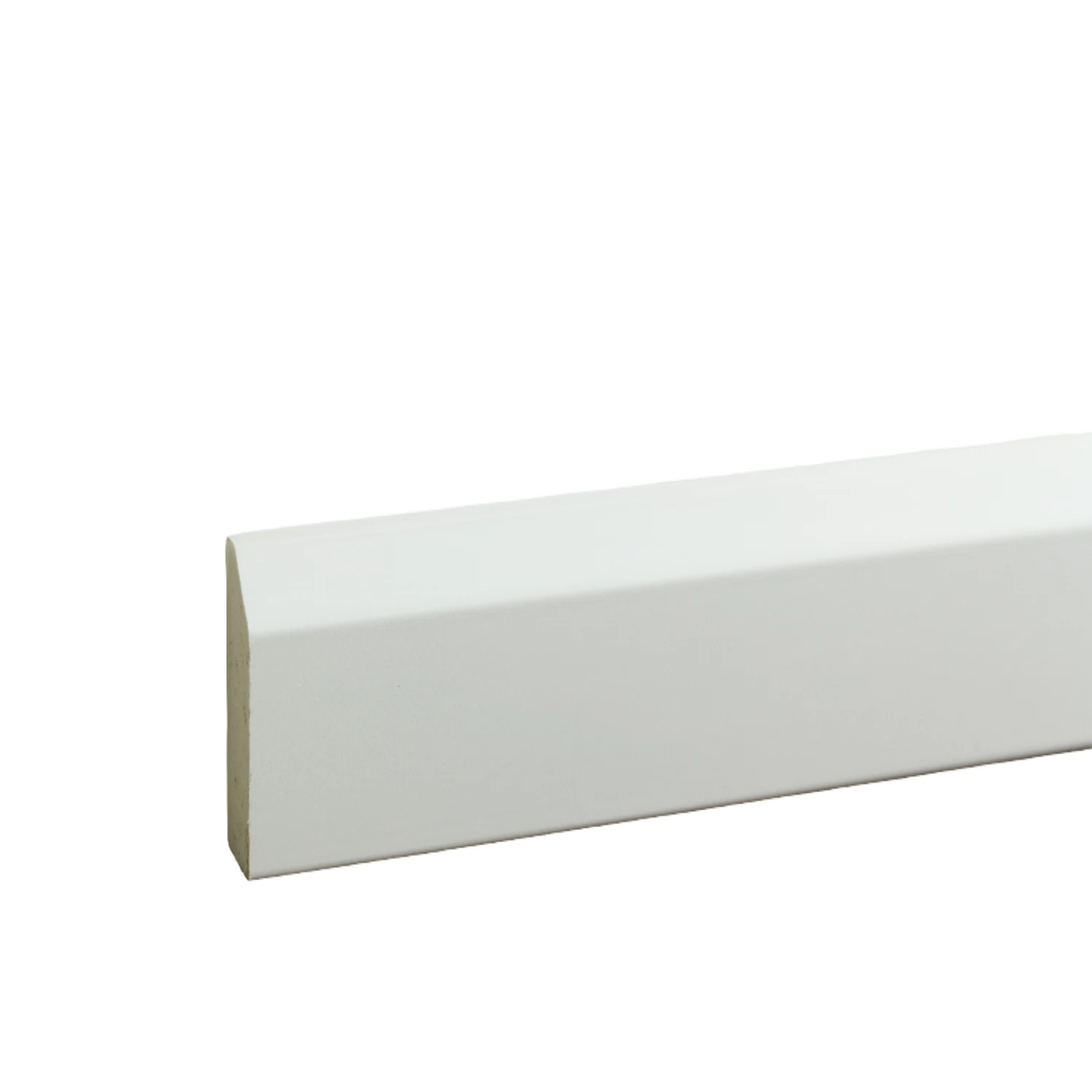 Изображение товара Плинтус дюрополимер Волшебная Палочка MSPOL 111 38*13*2000 мм Белый под покраску НФ-00001720