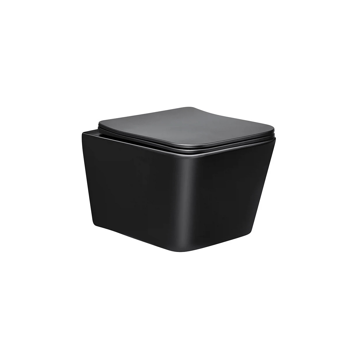 Изображение товара Подвесной унитаз Vincea VT1-12MB безободковый матовый черный с soft-close
