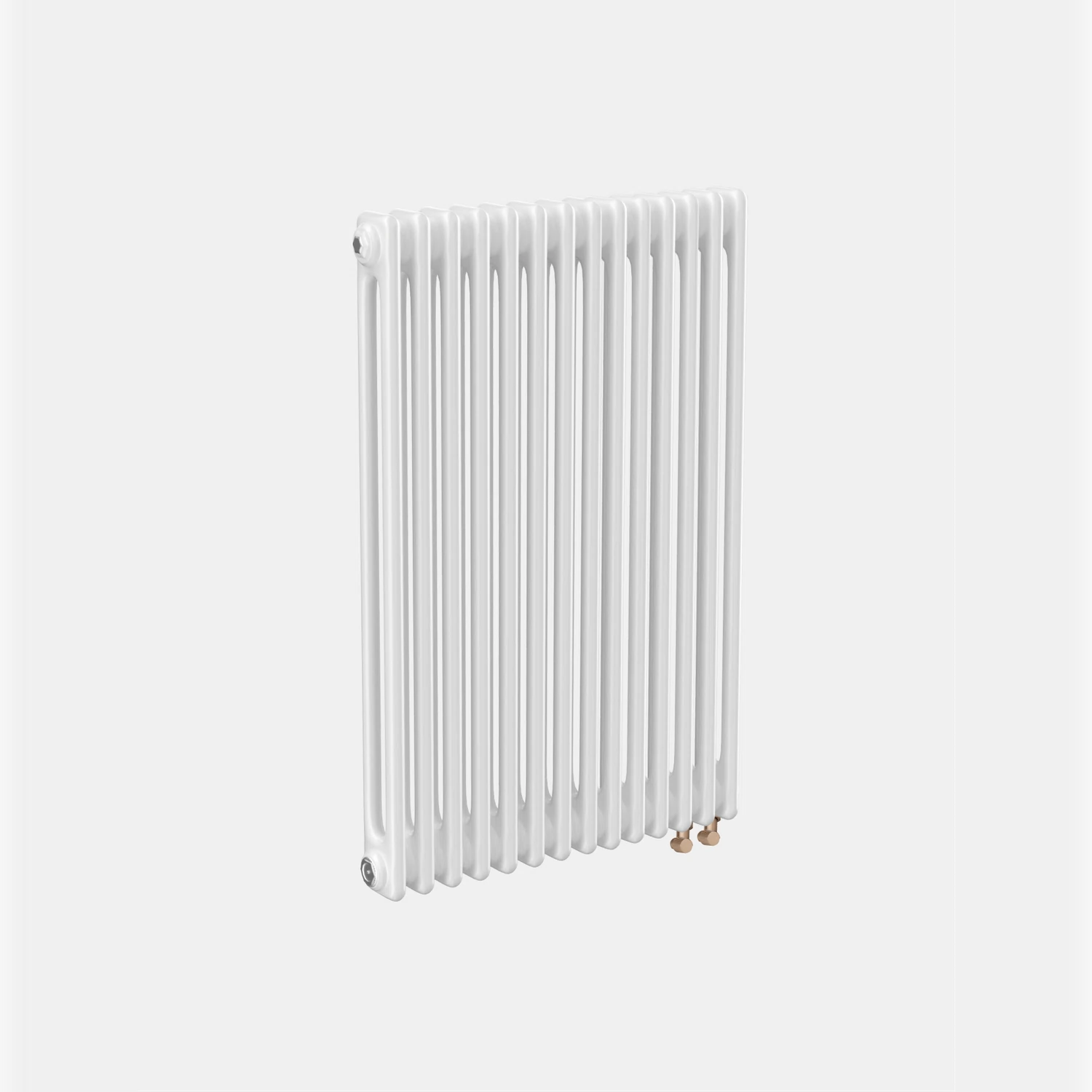 Изображение товара Трубчатый радиатор ТЕПЛОФОРТ двухтрубный ТР2057-14, белый глянец, 14 секций