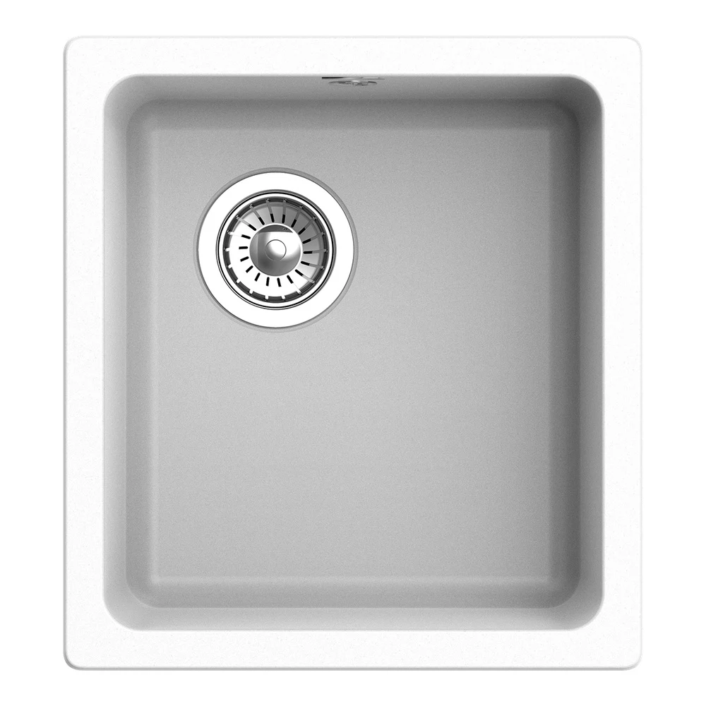 Изображение товара Кухонная мойка Rivelato BERKANA BK-35, иней, кварц