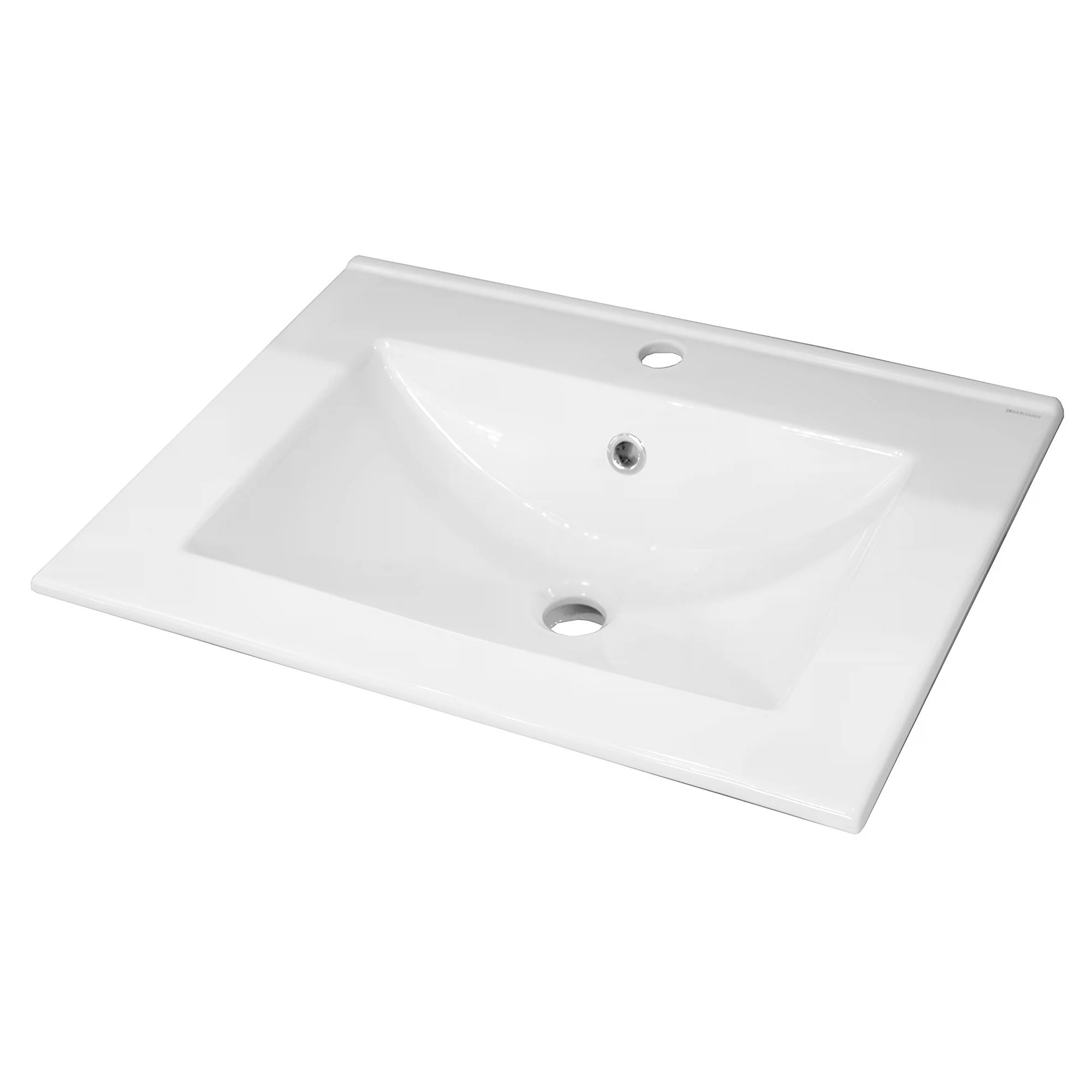 Изображение товара Раковина Керамин Бергамо Нова 70 белая из фарфора для ванной комнаты