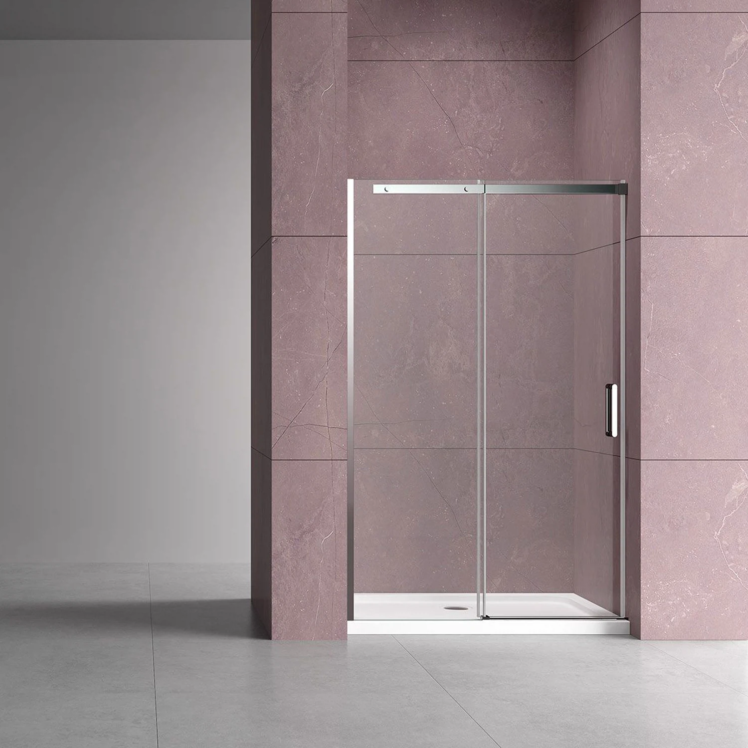 Изображение товара Душевая дверь Vincea Dice VDS-4D110CL 1100 мм хром стекло прозрачное