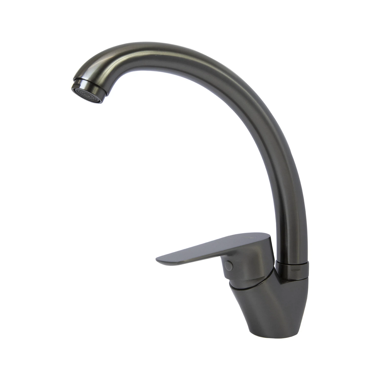 Изображение товара Смеситель кухонный MIXLINE ML14-031GR графит с поворотным изливом, 4 года гарантии