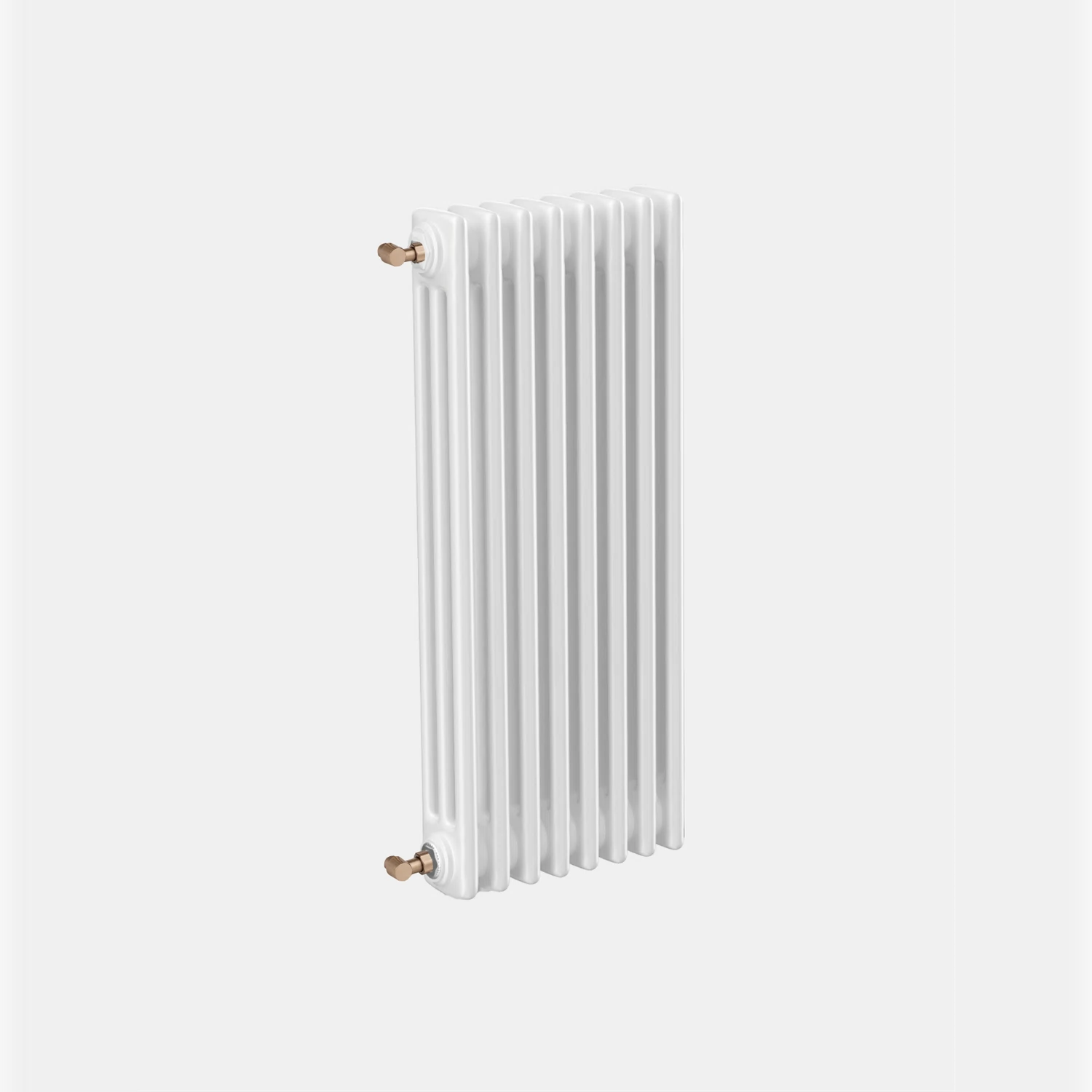 Изображение товара Трубчатый радиатор ТЕПЛОФОРТ трехтрубный 8 секций Белый глянец для дома и квартиры