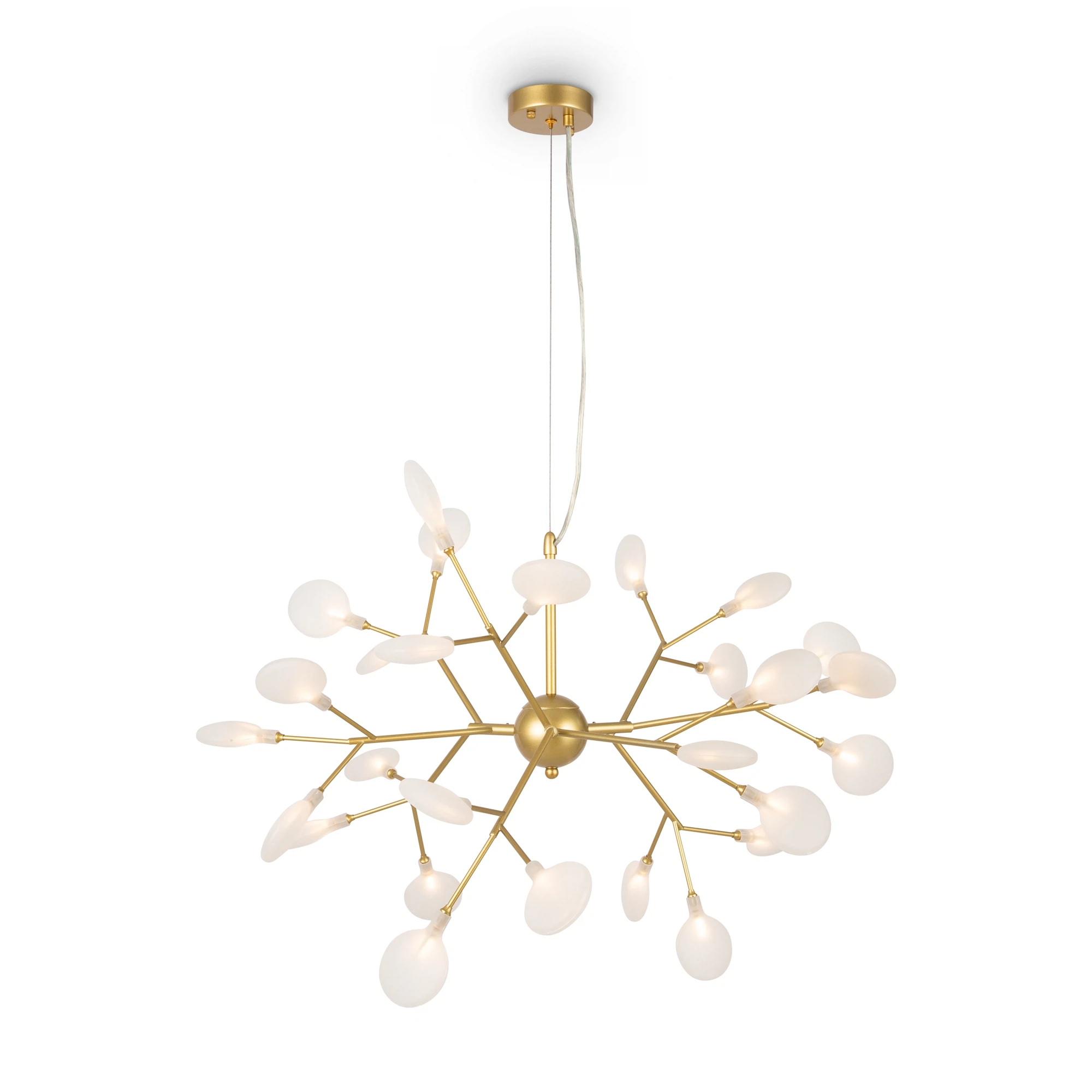 Изображение товара Люстра Freya Florencia FR5049PL-27G модерн с флористическими мотивами 30 м2