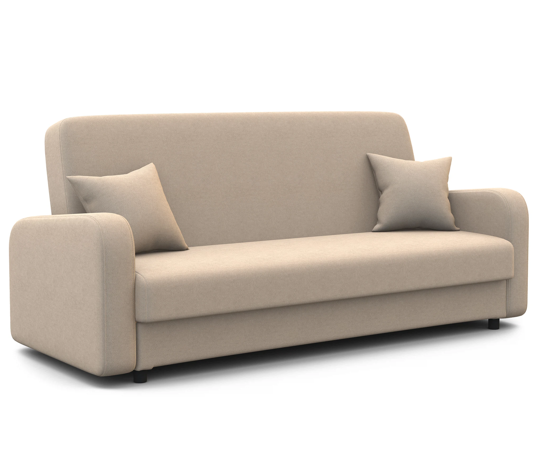 Изображение товара Диван Гамма Мелодия Диван-кровать 190х120 велюр бежевый