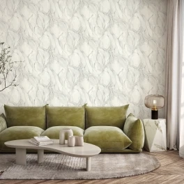 Обои флизелиновые Euro decor Mineral белые, 10,05*1,06м., 7222-00