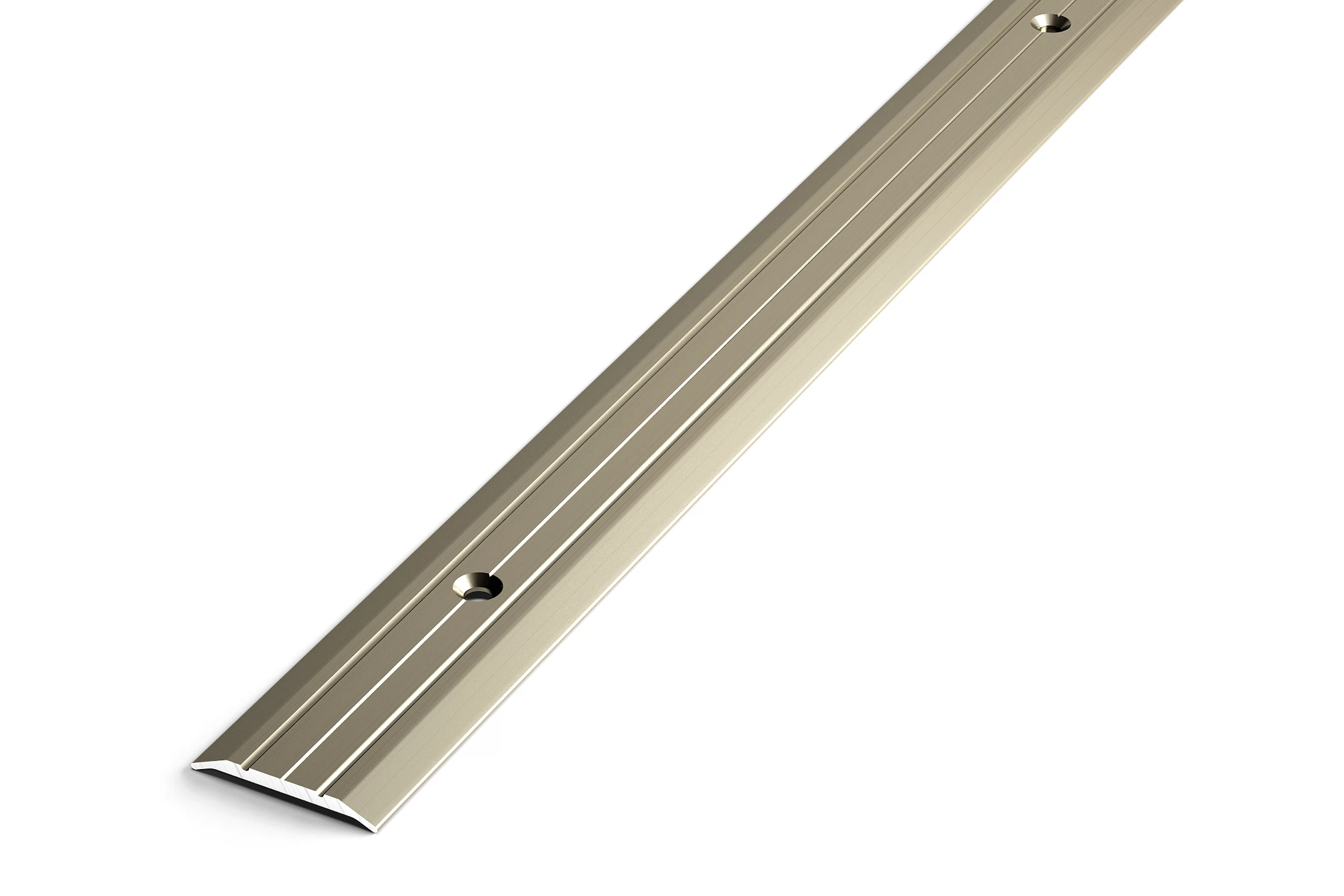 Изображение товара Порог одноуровневый алюминиевый Лука ПС 01.900.042л 25 мм 0.9 м Шампань УТ000023312