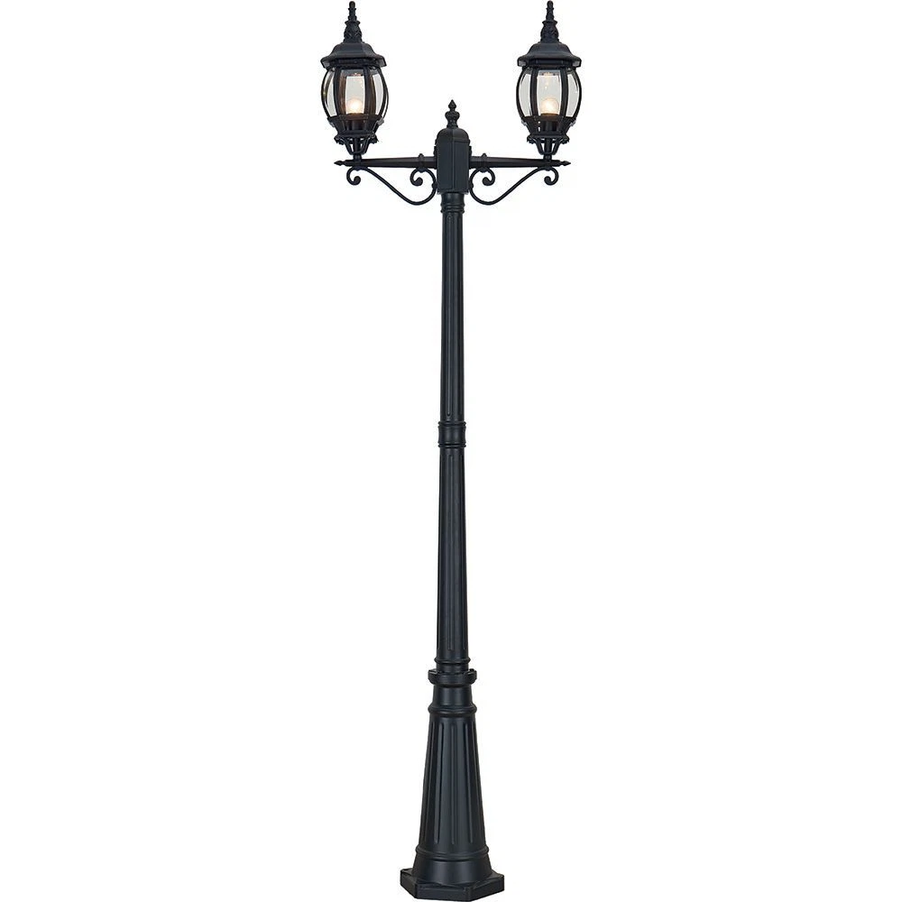 Изображение товара Светильник садово-парковый Feron 8114/PL8114 столб 2*100W E27 230V, черный Изображение товара Светильник садово-парковый Feron 8114/PL8114 столб 2*100W E27 230V, черный