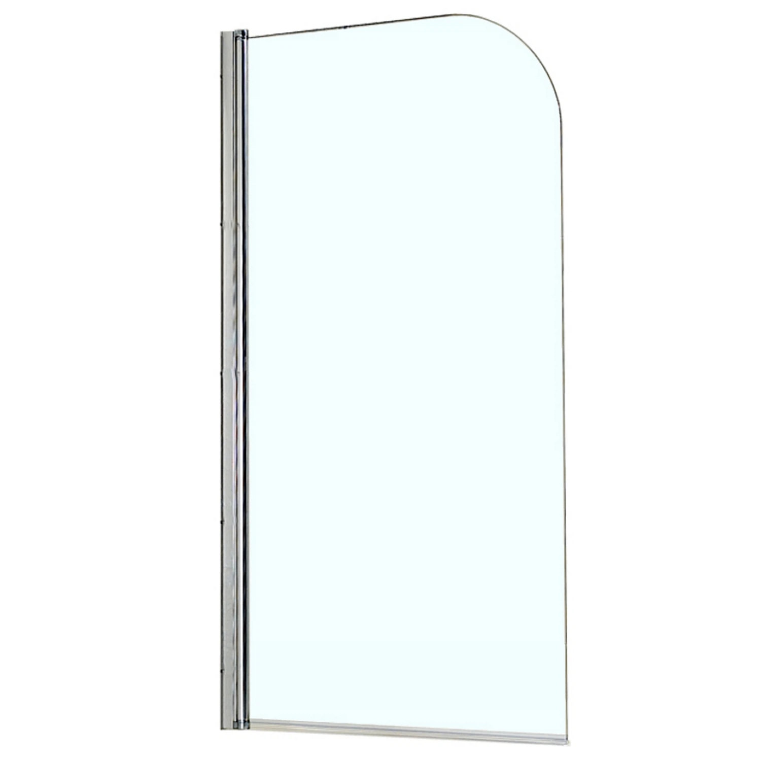 Изображение товара Шторка для ванны Azario Merrit 140x80 профиль серебро, закаленное стекло