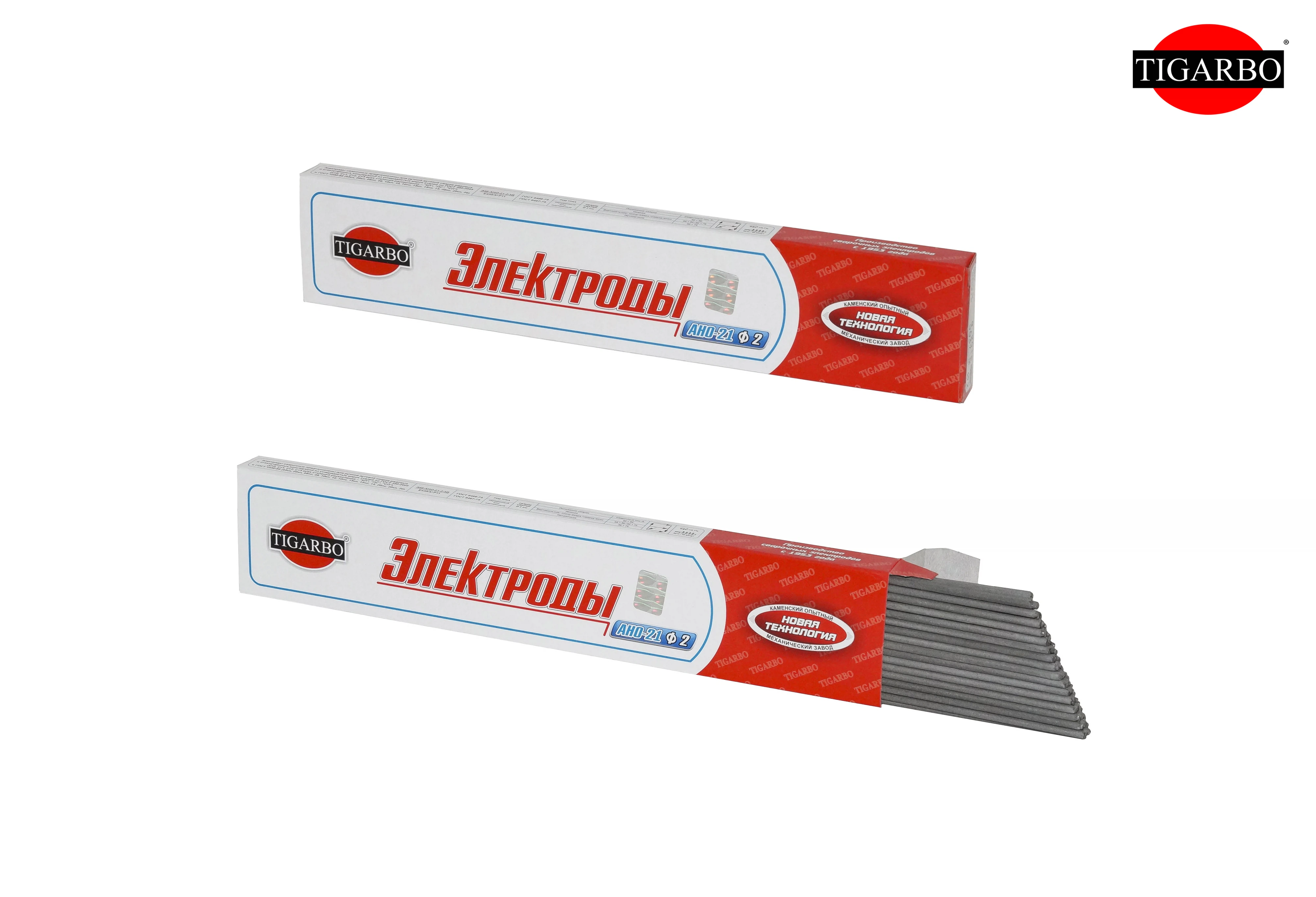 Изображение товара Электроды TIGARBO АНО-21 ф2 (1кг)