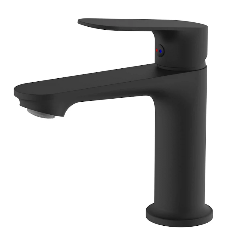 Изображение товара Смеситель Voda SHR26MB Shore Black, черный, латунь, керамический картридж