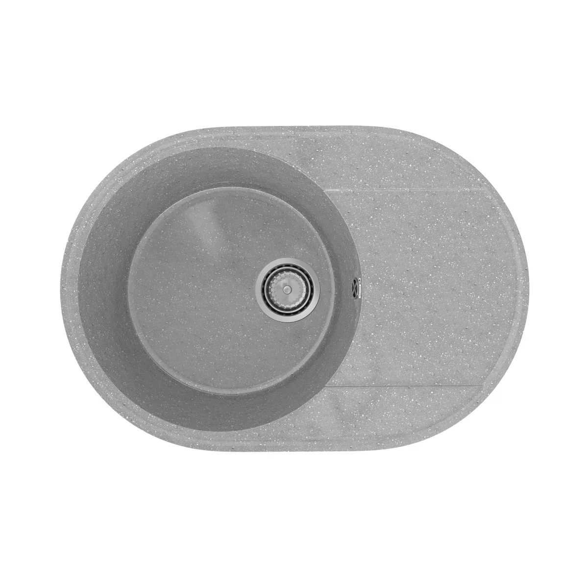 Изображение товара Кухонная мойка Practik PR-M-610-003 (без сифона), светло-серый, искусственный камень