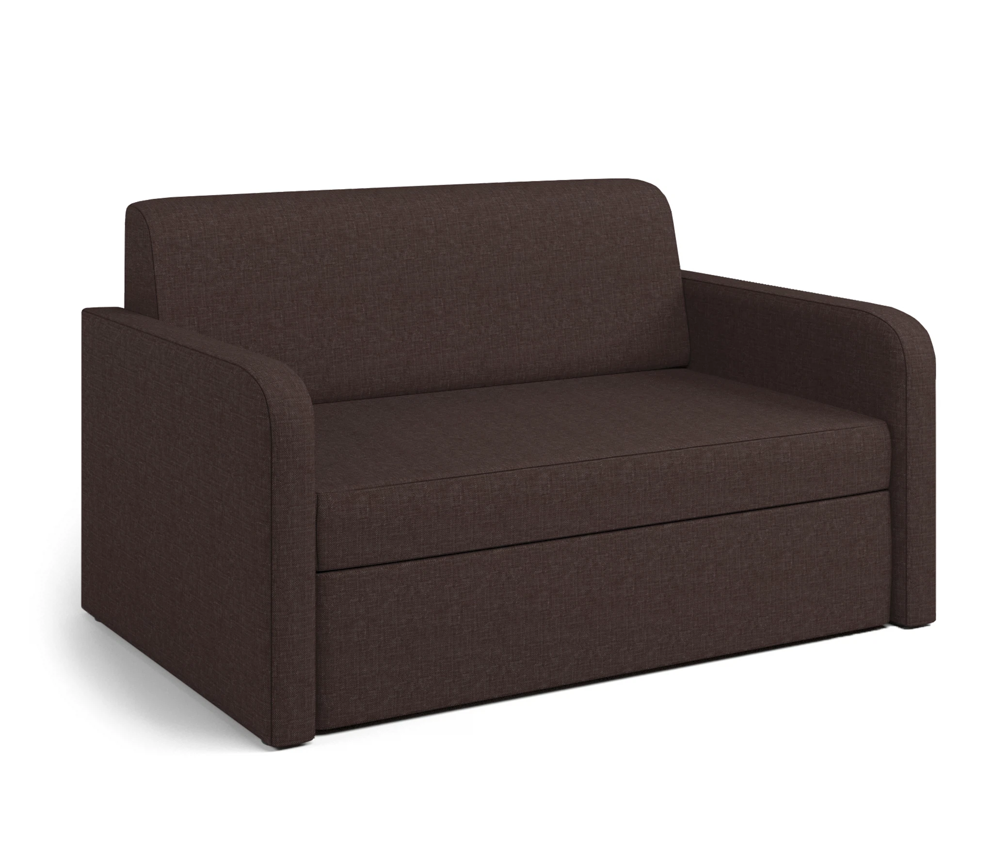Изображение товара Диван-кровать Гамма Бит Куба шоколад 125x78 см механизм аккордеон