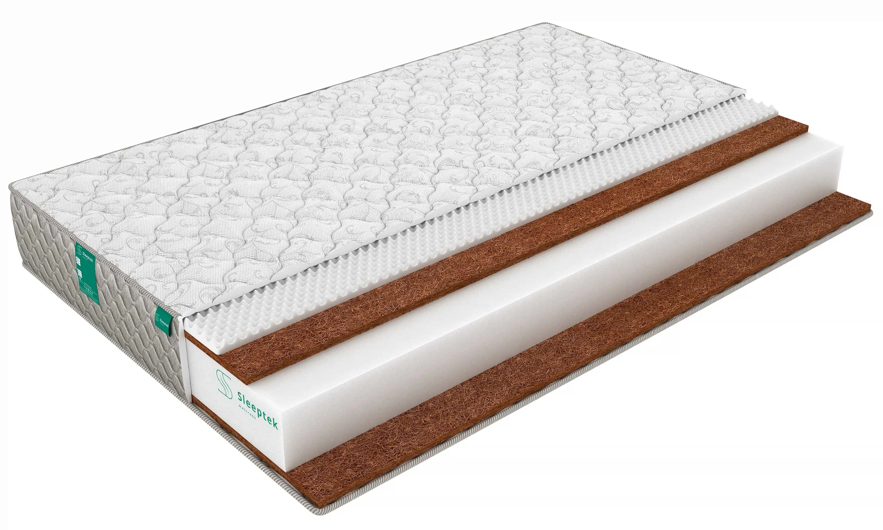 Изображение товара Матрас Sleeptek Roll Massage DoubleStrong 18 90х190 см с массажной поверхностью и ортопедической по