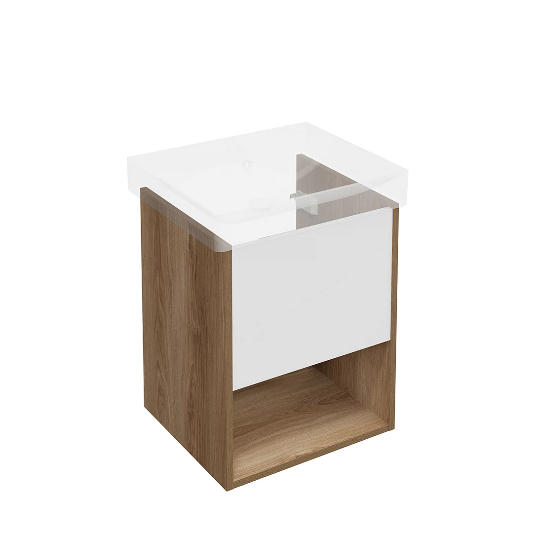 Изображение товара Тумба Про подвесная 1 ящик 50, вяз Kerama Marazzi арт. PRO.50.1OLM