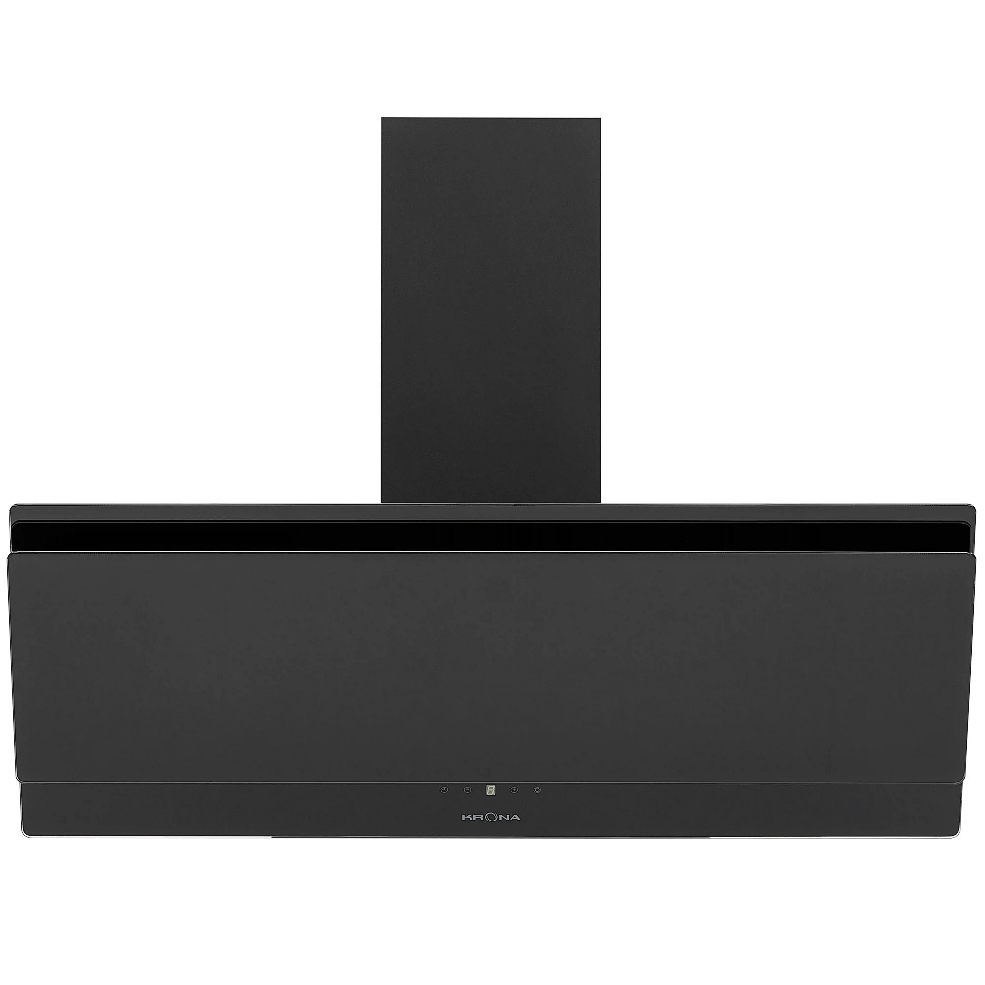 Изображение товара Вытяжка кухонная KRONA VENERA 900 BLACK PB наклонная черная 90см