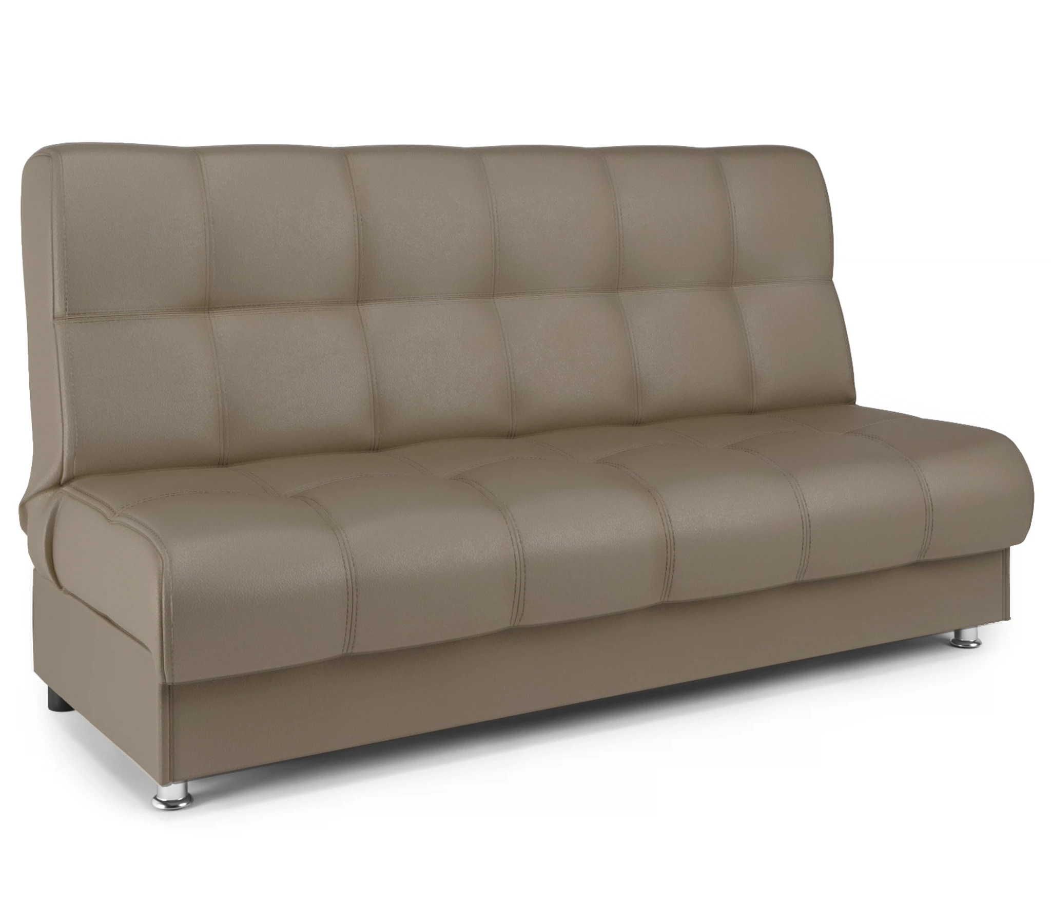 Изображение товара Диван-книжка Гамма БП из экокожи капучино с бельевым ящиком