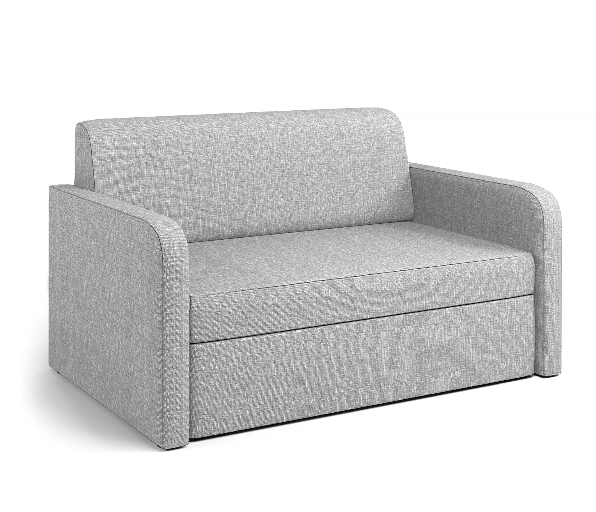 Изображение товара Диван-кровать Бит Куба светло-серый 125х78 см мягкий и практичный