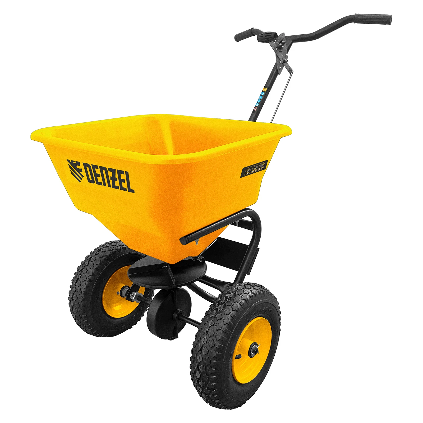 Изображение товара Механическая сеялка на колесах Denzel 63951 45 л для семян и реагентов