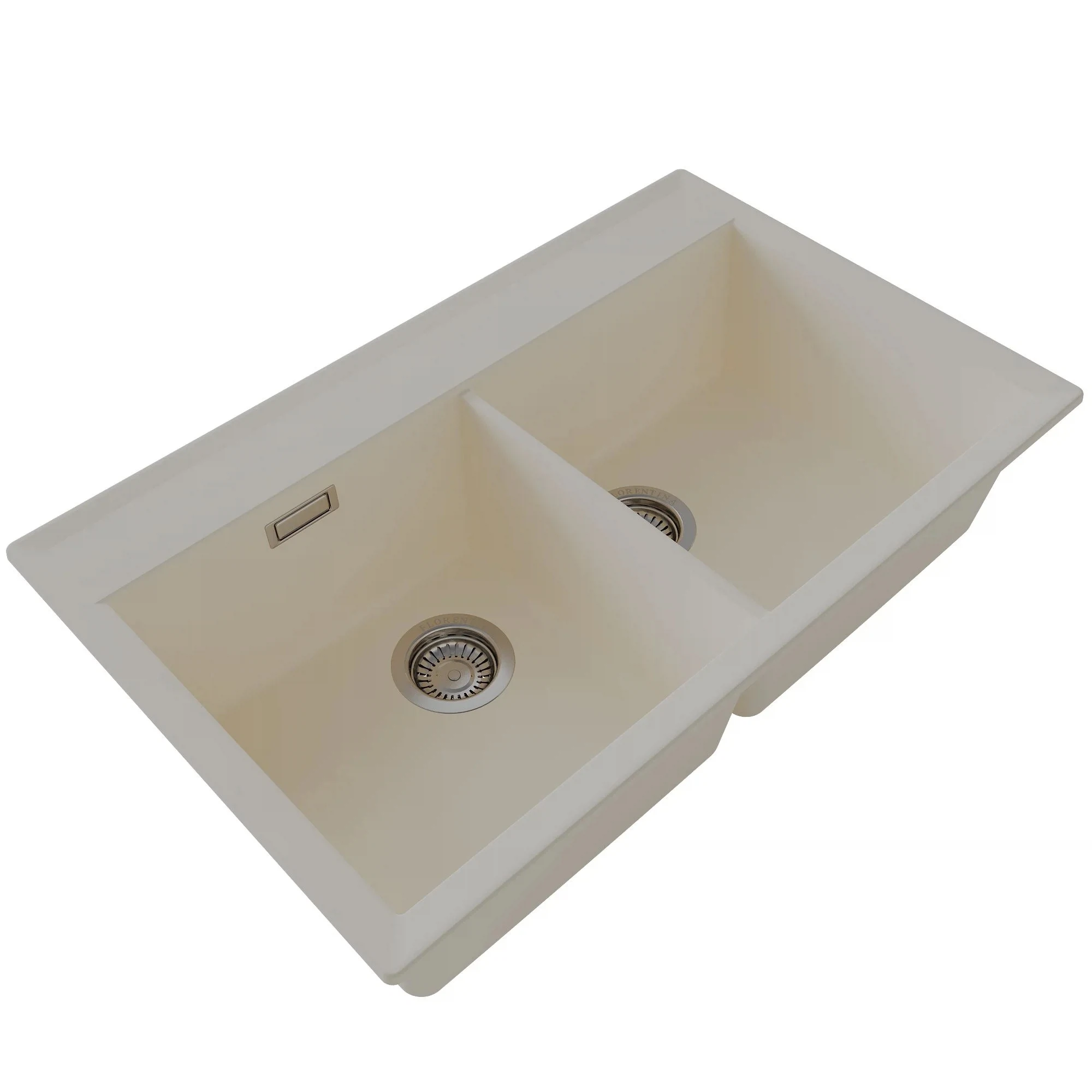 Изображение товара Кухонная мойка Florentina Тоскана кварц шампань с двумя чашами