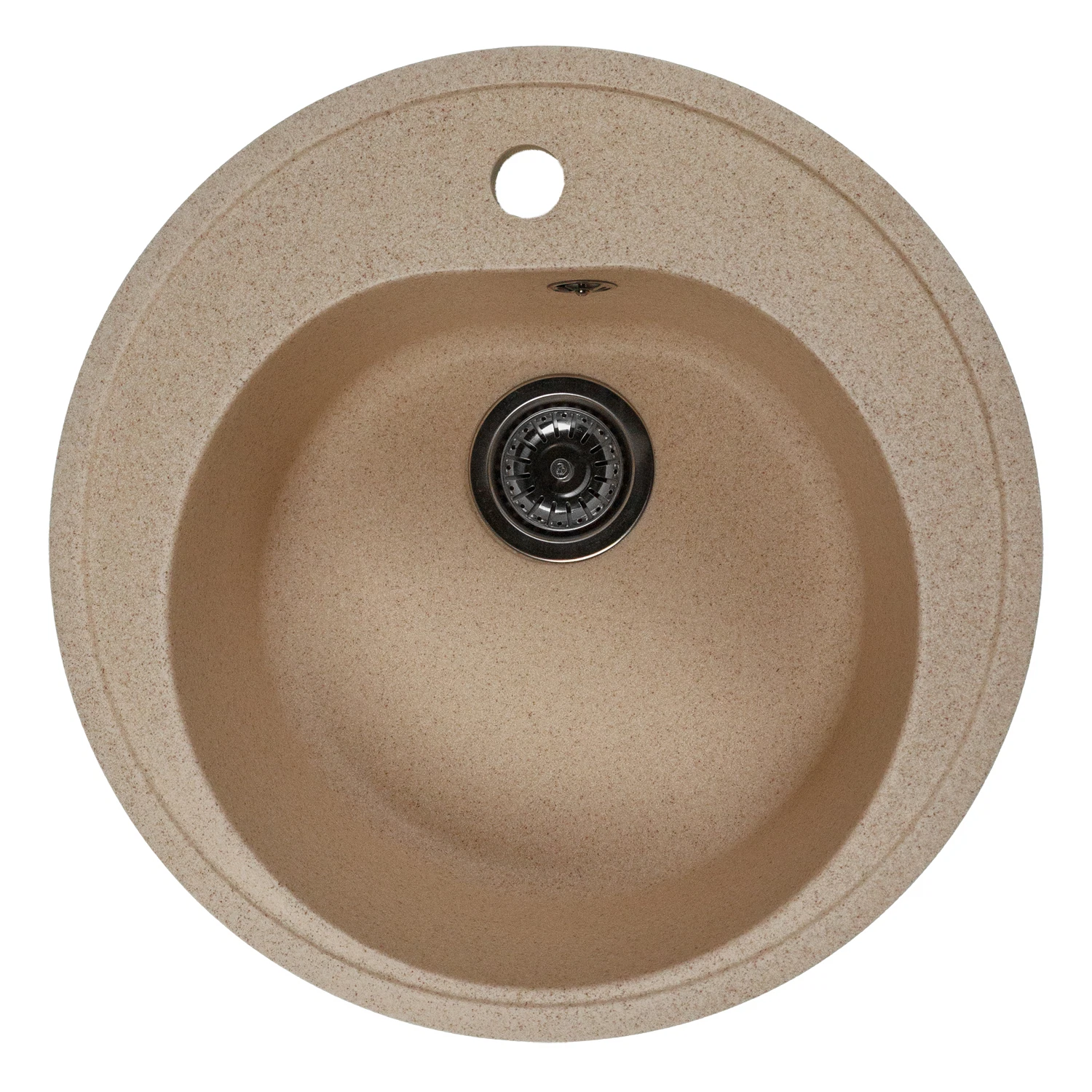 Изображение товара Мойкa ML-GMS102 СТАНДАРТ круглая, песочный (302), 500 мм (глуб. чаши 170)