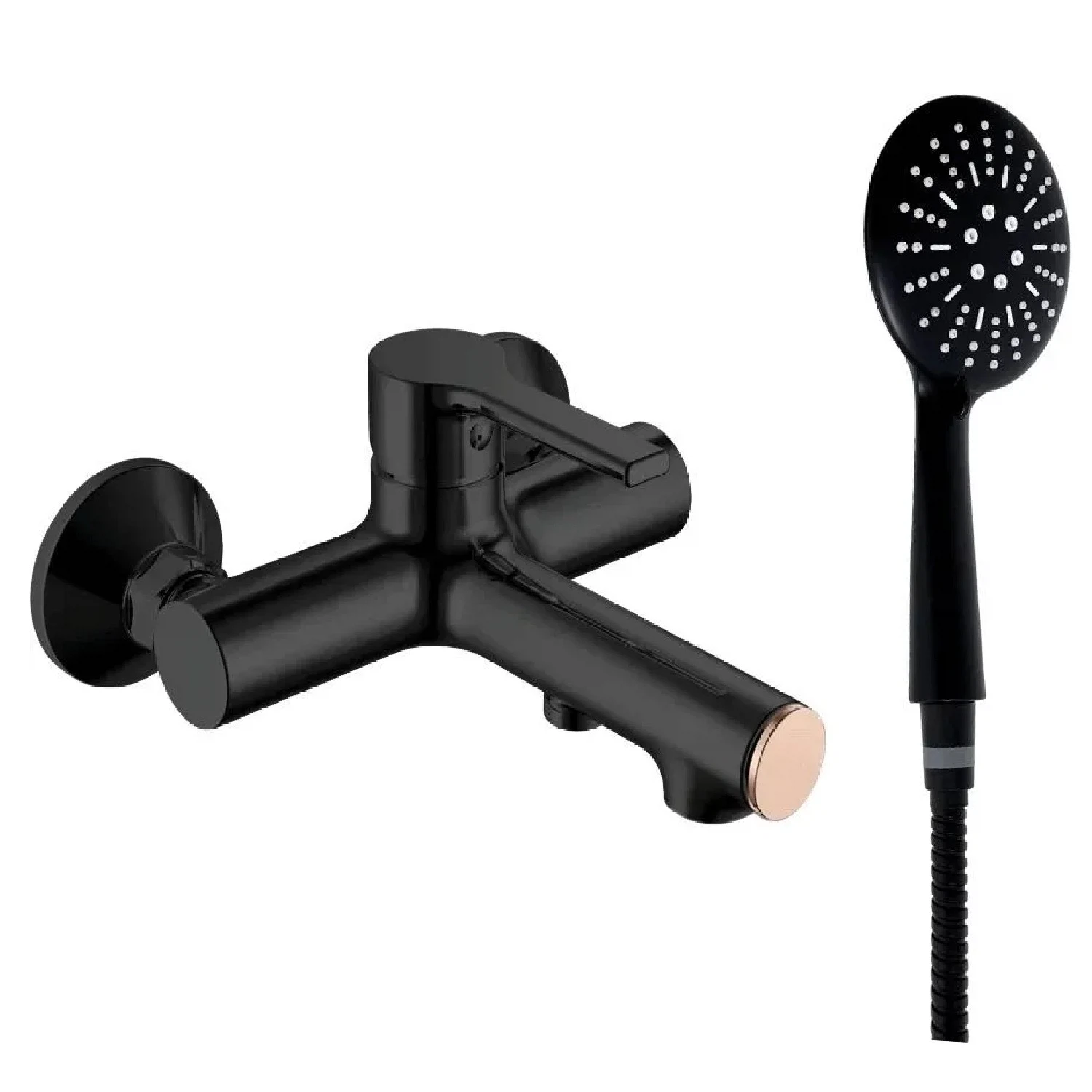 Изображение товара Смеситель для ванны Haiba HB60652-7, черный