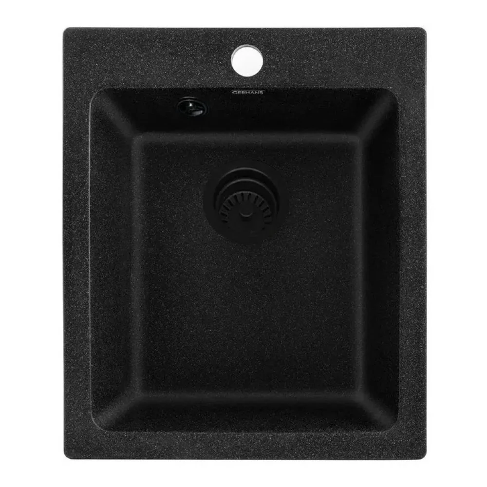 Изображение товара Мойка для кухни Gerhans A10-22 Черная 410х480мм (Беларусь)