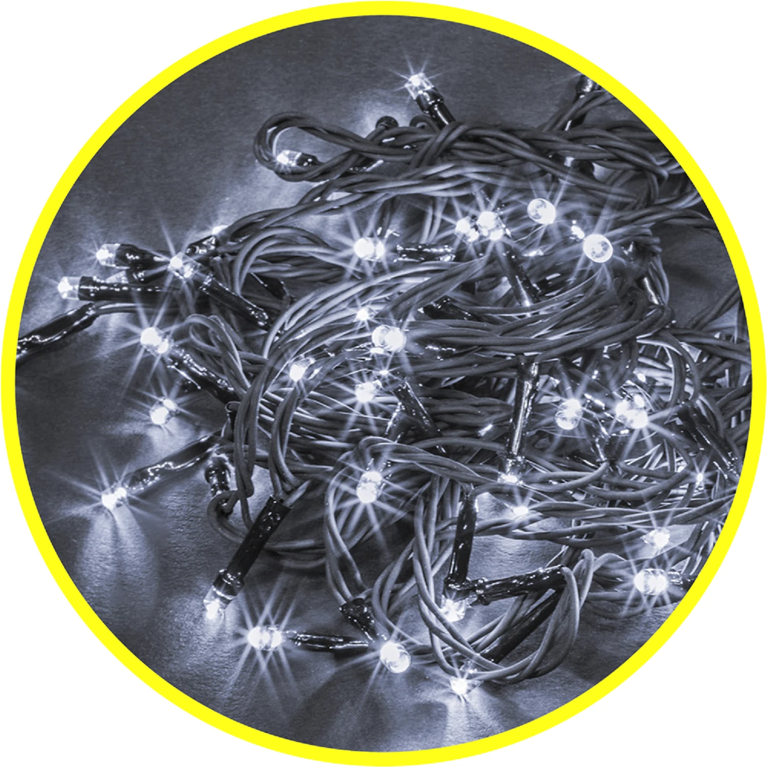 Изображение товара Уличная новогодняя гирлянда Navigator 15.5 м с 8 режимами и IP44