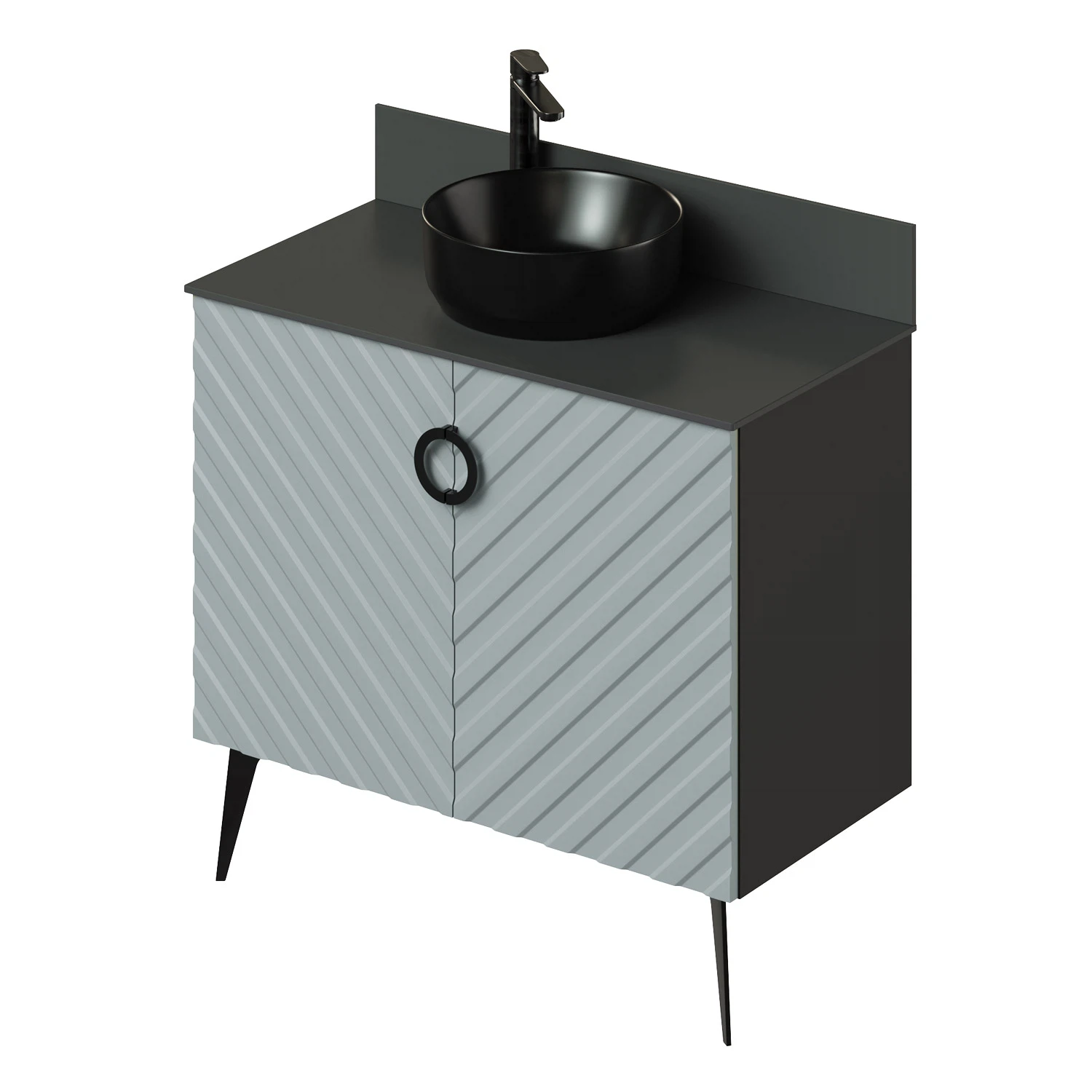 Изображение товара Тумба со столешницей Итана Palladio 90 Green wood 906x451x825 мм для ванной