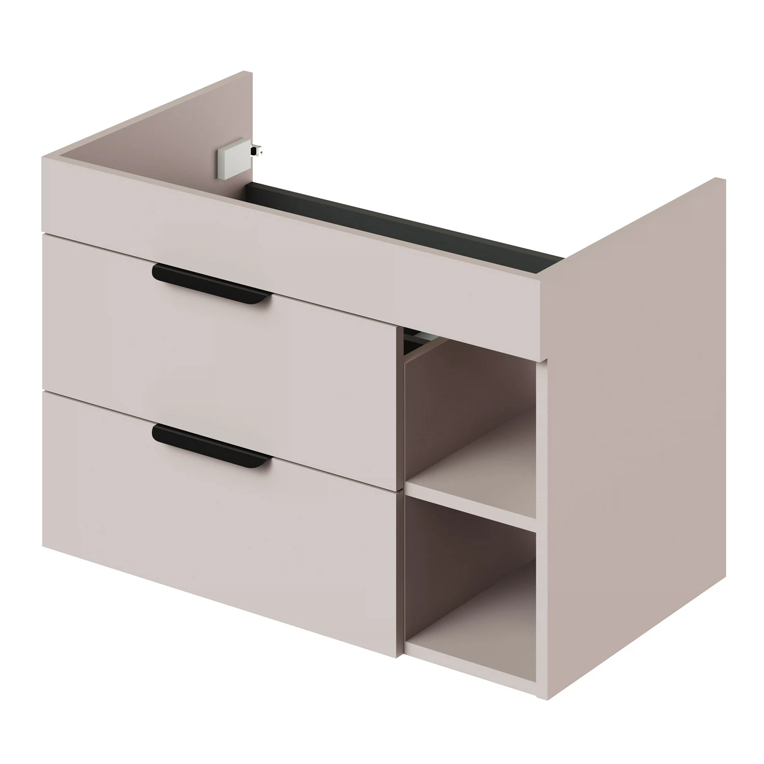 Изображение товара Тумба под раковину подвесная левая Итана Alta 80 760х430х500 Кашемир серый