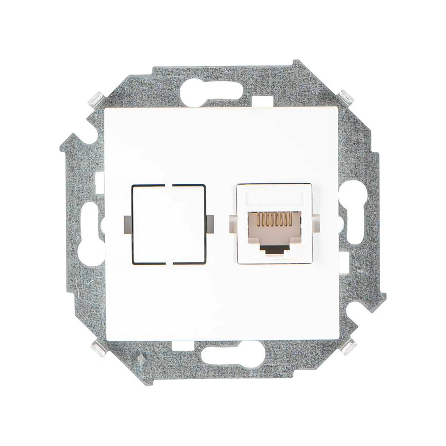 Изображение товара Simon 15 Белая Розетка компьютерная 1-ая RJ45 кат.5е