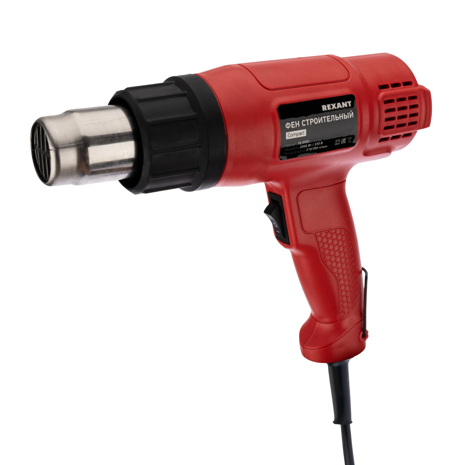 Изображение товара Строительный фен REXANT COMPACT 1800 Вт для профессиональных работ