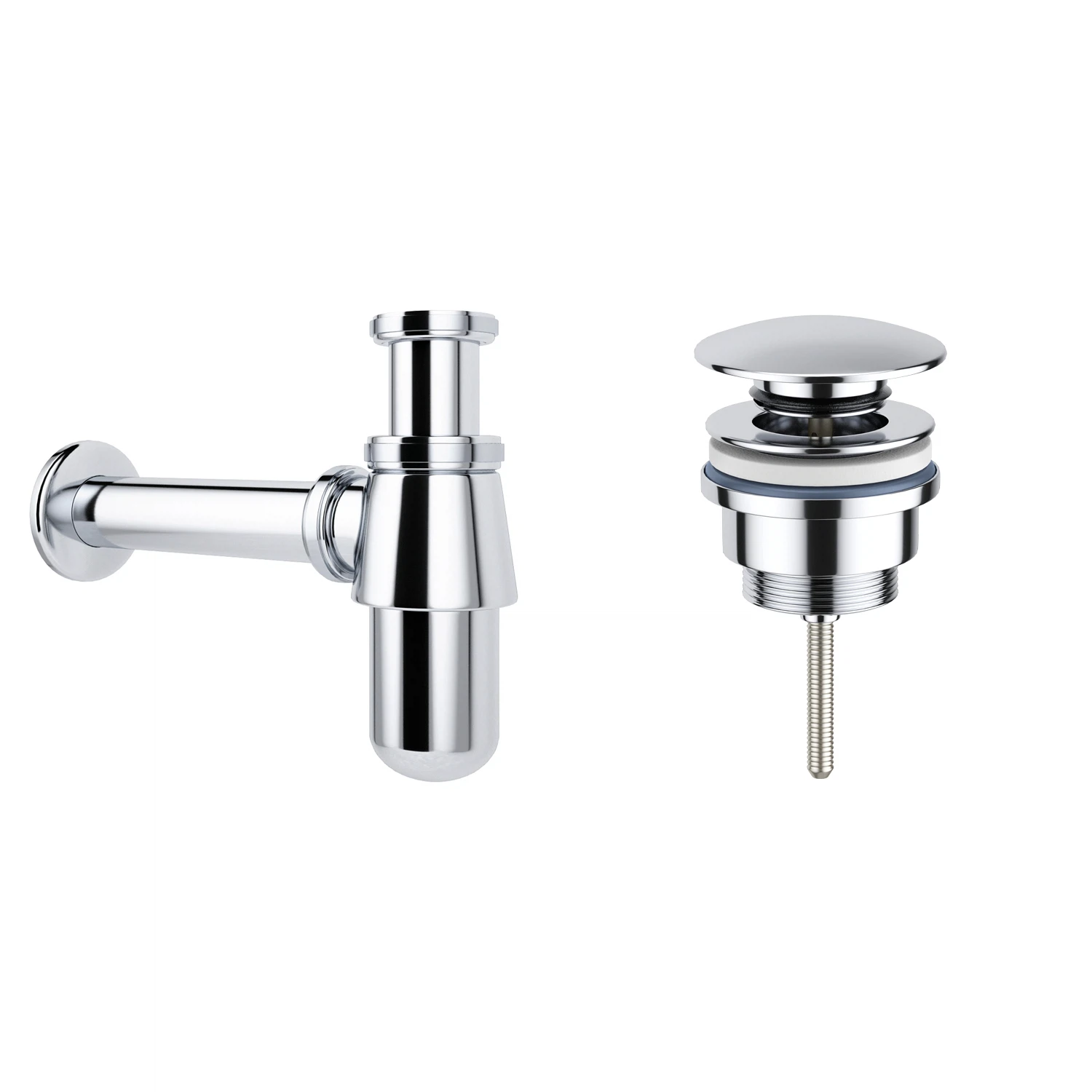 Изображение товара Сифон для раковины с донным клапаном  Wellsee  Drainage System, 182103003