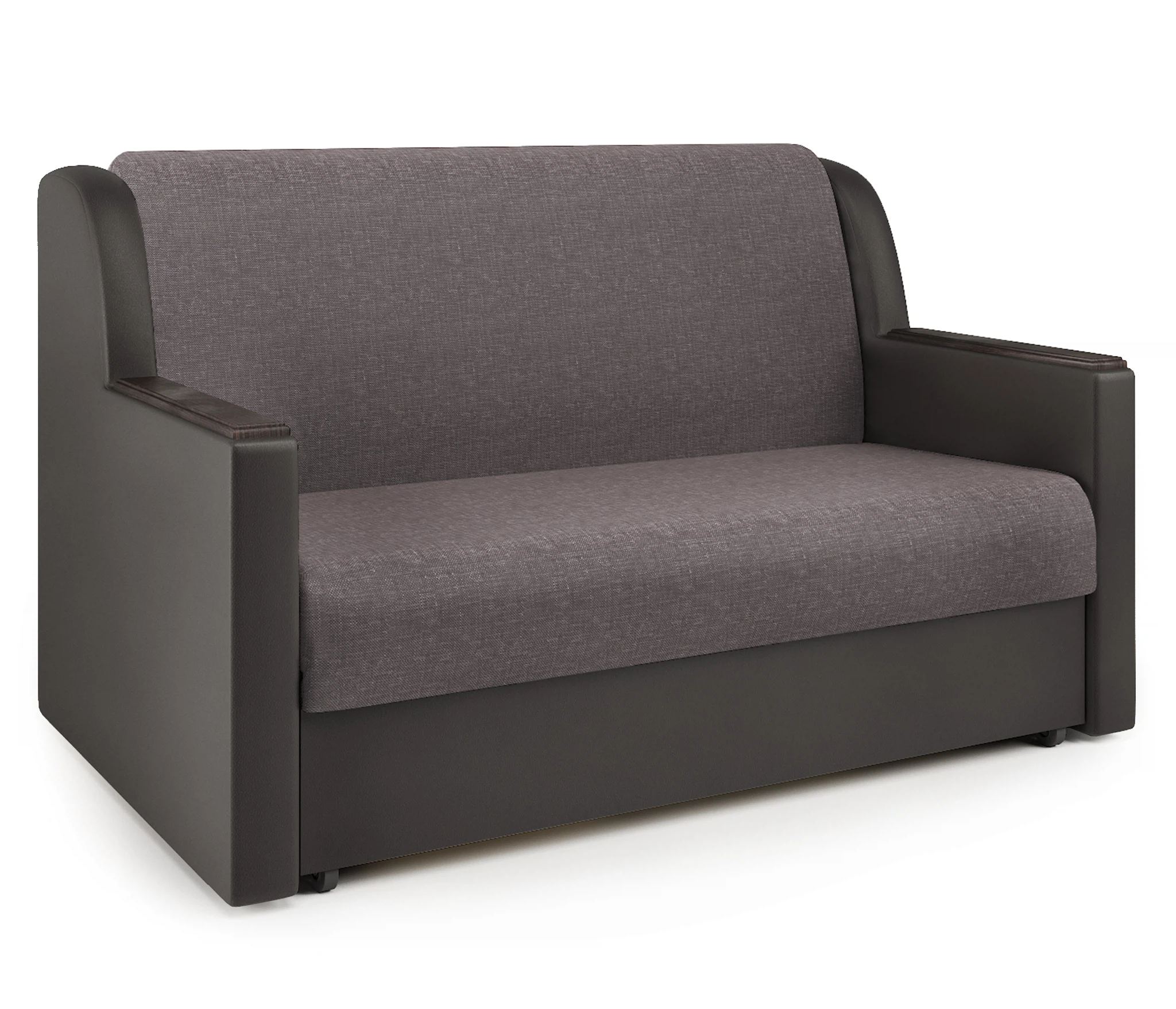 Изображение товара Диван-кровать Аккорд Д 140 с механизмом аккордеон, бельевым ящиком и обивкой из рогожки