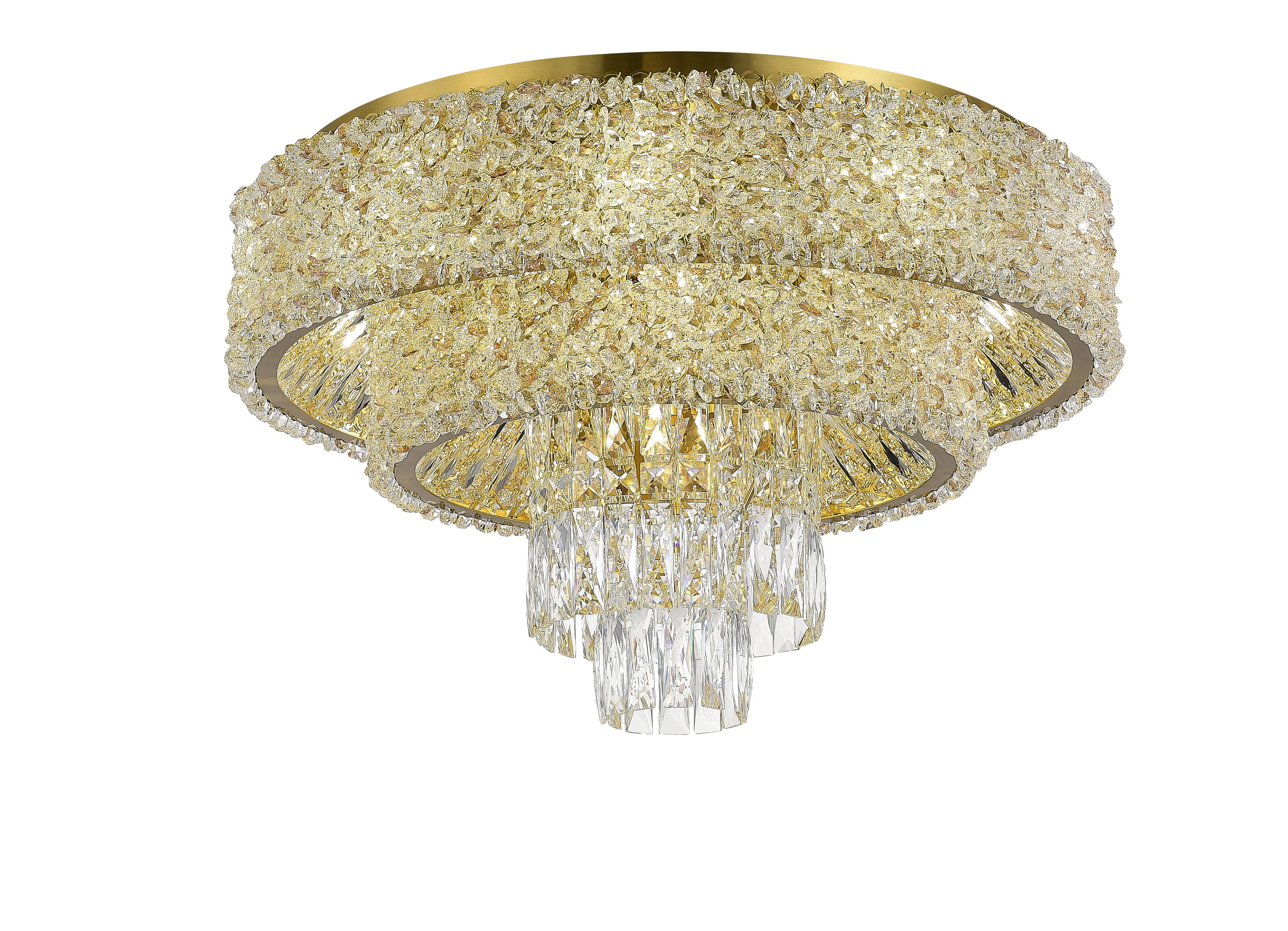 Изображение товара Светильник с лампой накаливания, латунь, янтарный, SELINE, E14, 60, SL1637.302.16