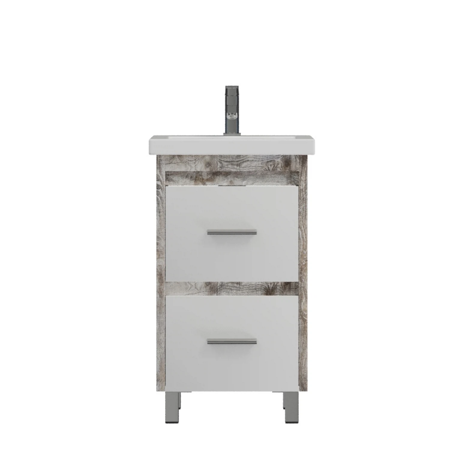 Изображение товара Напольная тумба под раковину COROZO 50 антик 460x380x830 мм для ванной комнаты